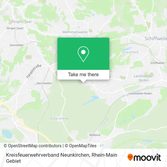 Карта Kreisfeuerwehrverband Neunkirchen