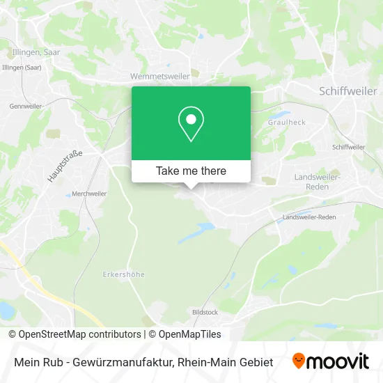 Карта Mein Rub - Gewürzmanufaktur
