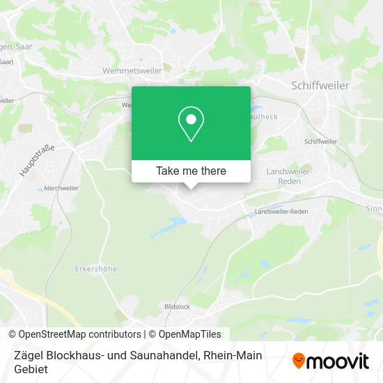 Карта Zägel Blockhaus- und Saunahandel