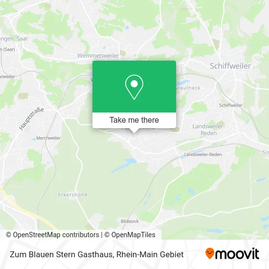 Карта Zum Blauen Stern Gasthaus