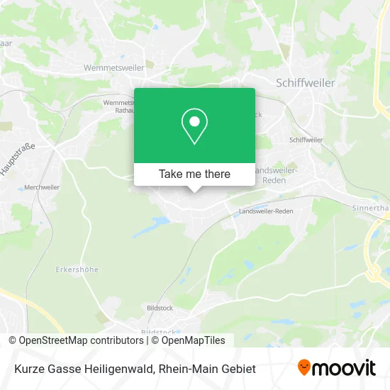 Карта Kurze Gasse Heiligenwald