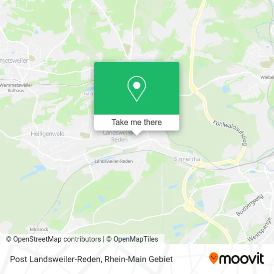 Карта Post Landsweiler-Reden