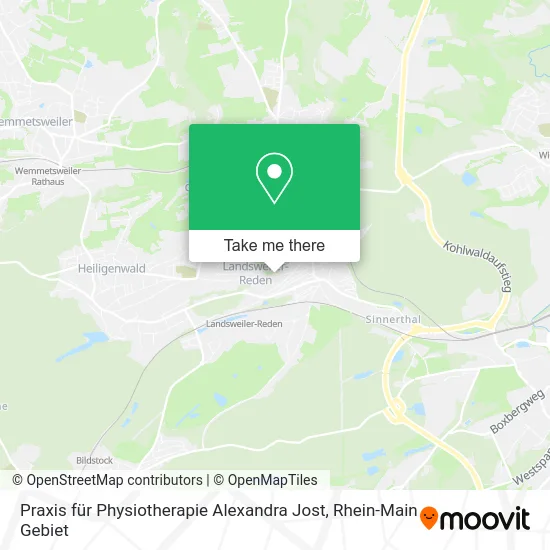 Карта Praxis für Physiotherapie Alexandra Jost