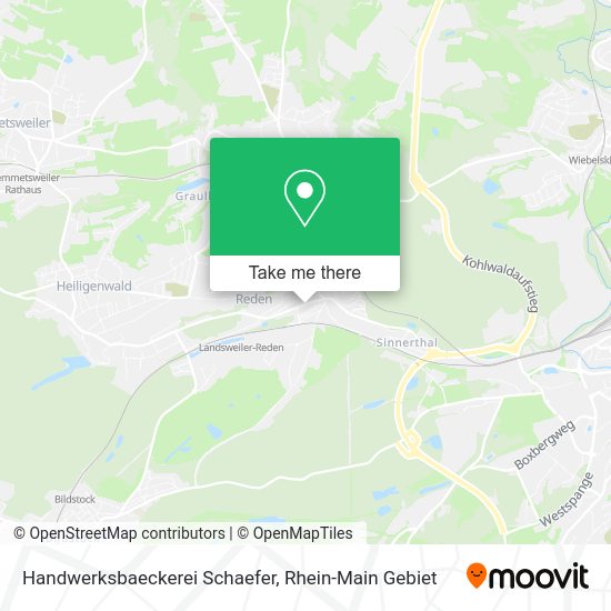 Карта Handwerksbaeckerei Schaefer