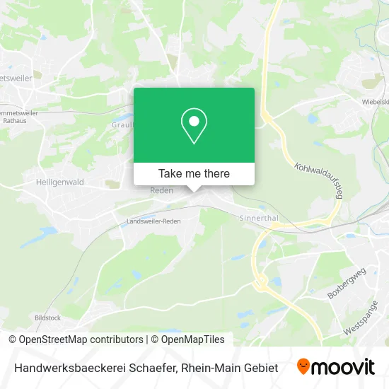Карта Handwerksbaeckerei Schaefer