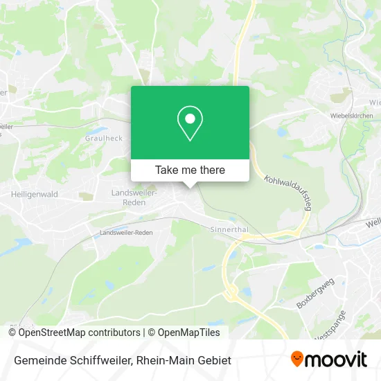 Карта Gemeinde Schiffweiler