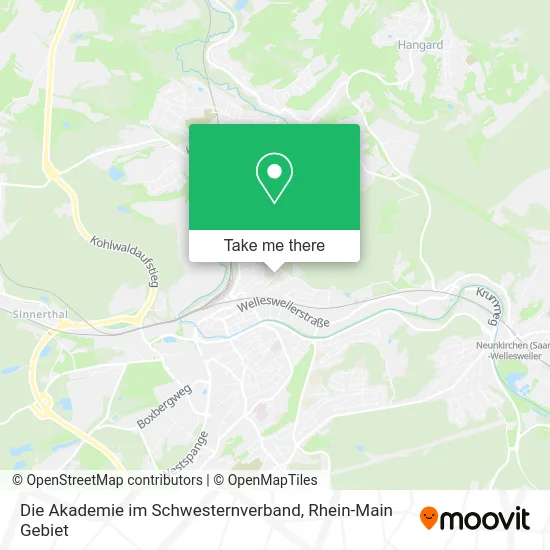 Карта Die Akademie im Schwesternverband