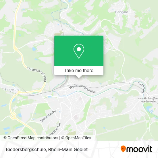 Карта Biedersbergschule