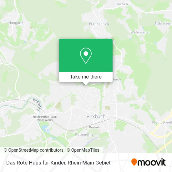Карта Das Rote Haus für Kinder