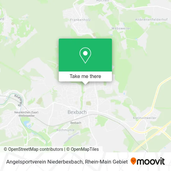 Карта Angelsportverein Niederbexbach