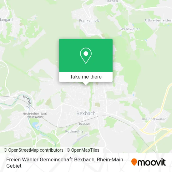 Карта Freien Wähler Gemeinschaft Bexbach
