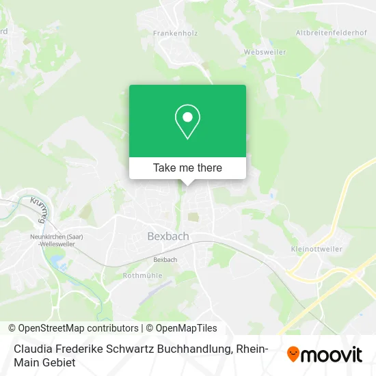 Карта Claudia Frederike Schwartz Buchhandlung