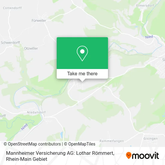 Карта Mannheimer Versicherung AG: Lothar Römmert