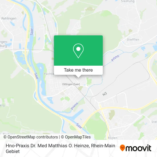 Карта Hno-Praxis Dr. Med Matthias O. Heinze