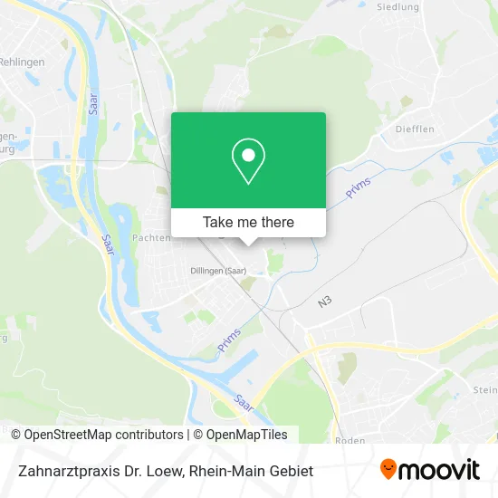 Карта Zahnarztpraxis Dr. Loew