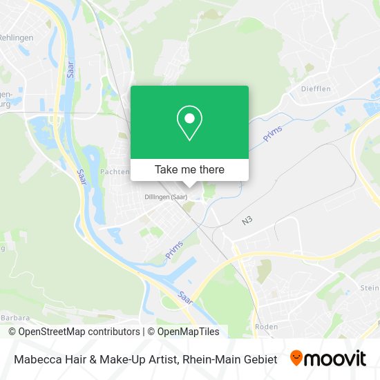Карта Mabecca Hair & Make-Up Artist