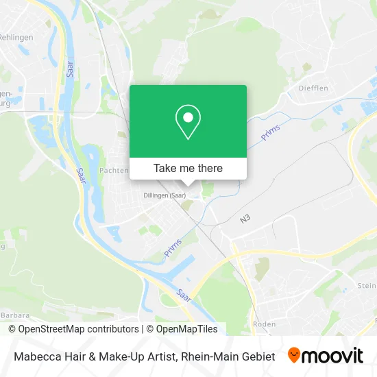 Карта Mabecca Hair & Make-Up Artist
