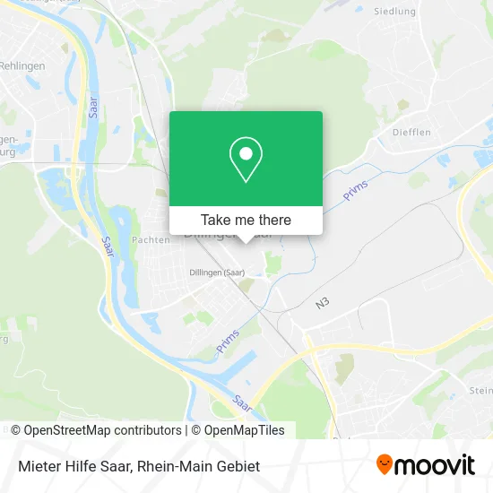 Карта Mieter Hilfe Saar