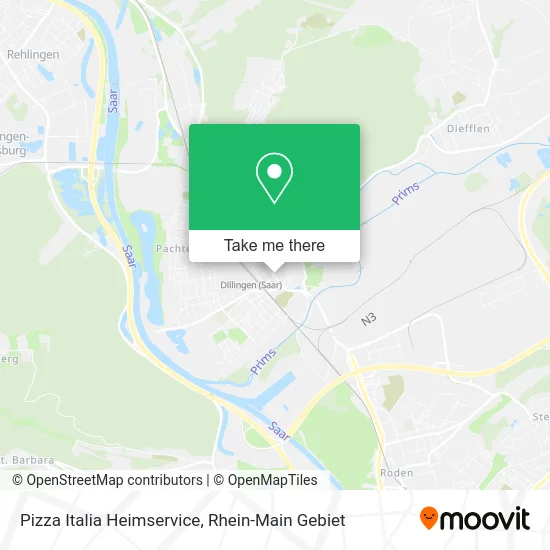 Карта Pizza Italia Heimservice
