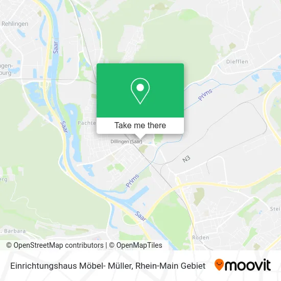Карта Einrichtungshaus Möbel- Müller