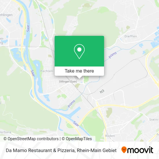 Карта Da Mamo Restaurant & Pizzeria