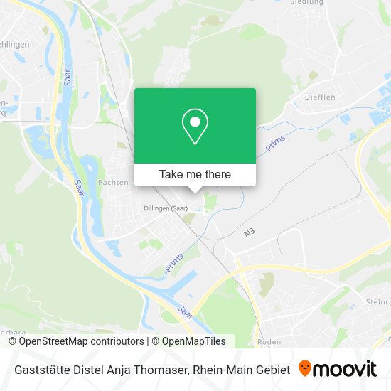 Карта Gaststätte Distel Anja Thomaser
