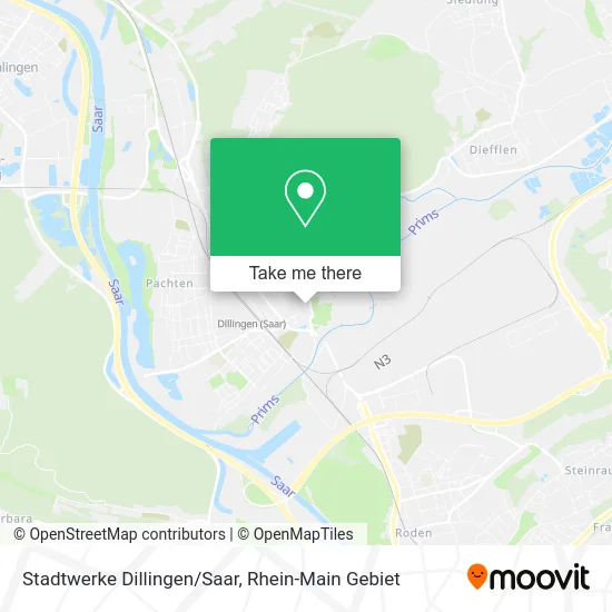 Карта Stadtwerke Dillingen/Saar