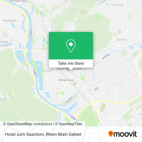 Карта Hotel zum Saardom