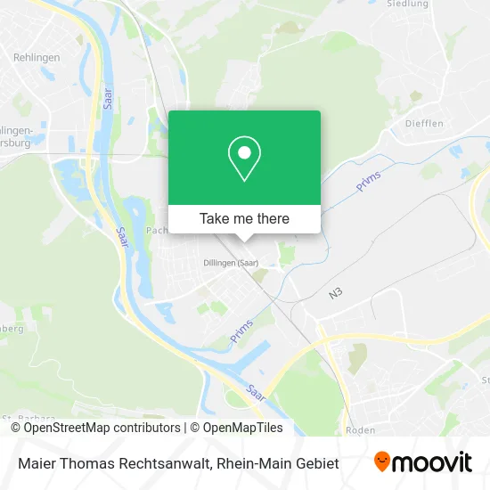 Карта Maier Thomas Rechtsanwalt