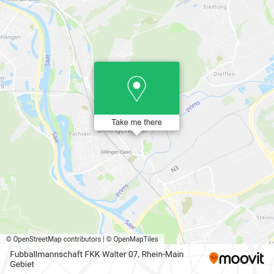 Карта Fubballmannschaft FKK Walter 07