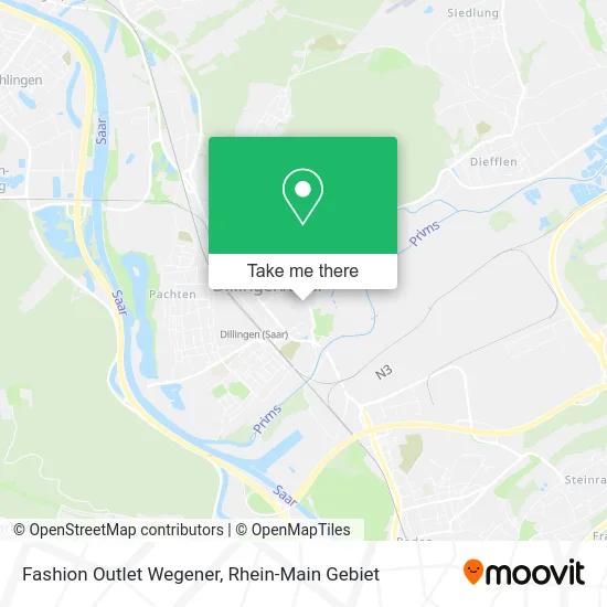 Карта Fashion Outlet Wegener