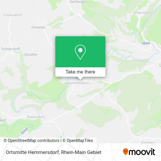 Карта Ortsmitte Hemmersdorf