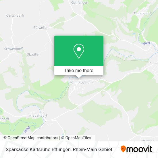Карта Sparkasse Karlsruhe Ettlingen