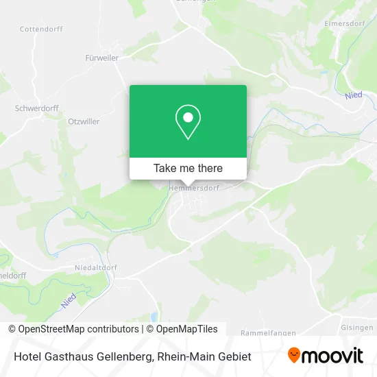 Карта Hotel Gasthaus Gellenberg