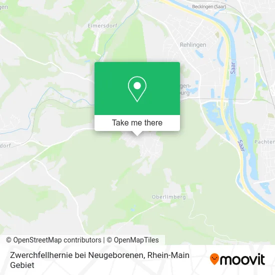 Карта Zwerchfellhernie bei Neugeborenen