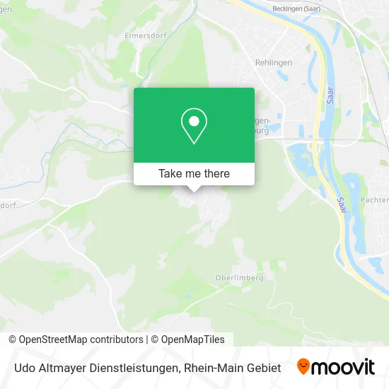 Карта Udo Altmayer Dienstleistungen