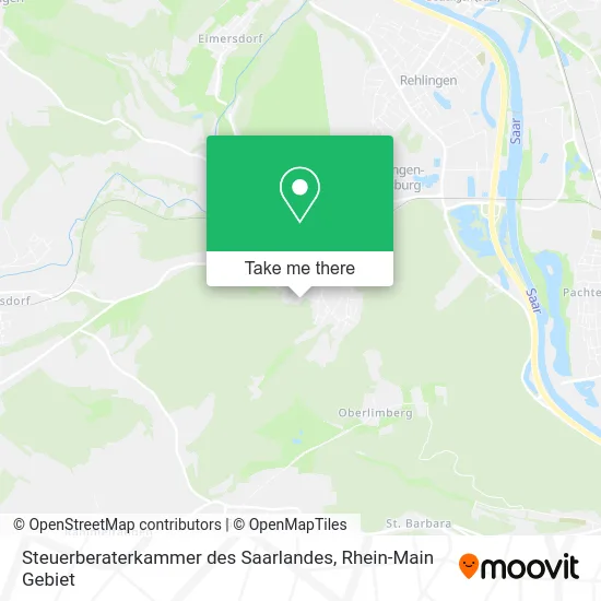 Карта Steuerberaterkammer des Saarlandes