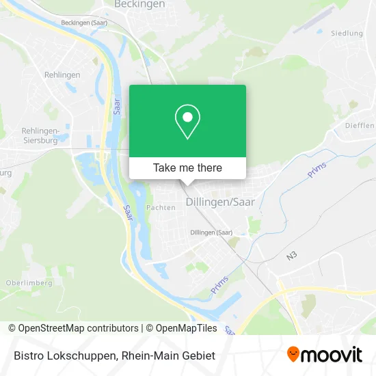 Карта Bistro Lokschuppen