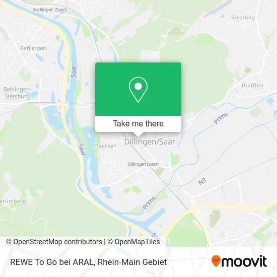 Карта REWE To Go bei ARAL