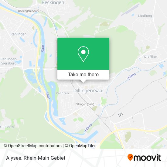 Карта Alysee
