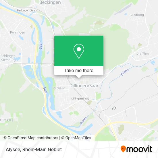 Карта Alysee