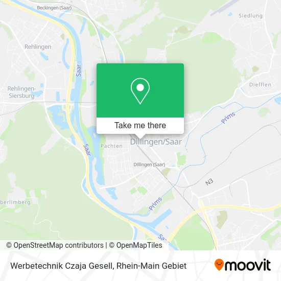 Карта Werbetechnik Czaja Gesell