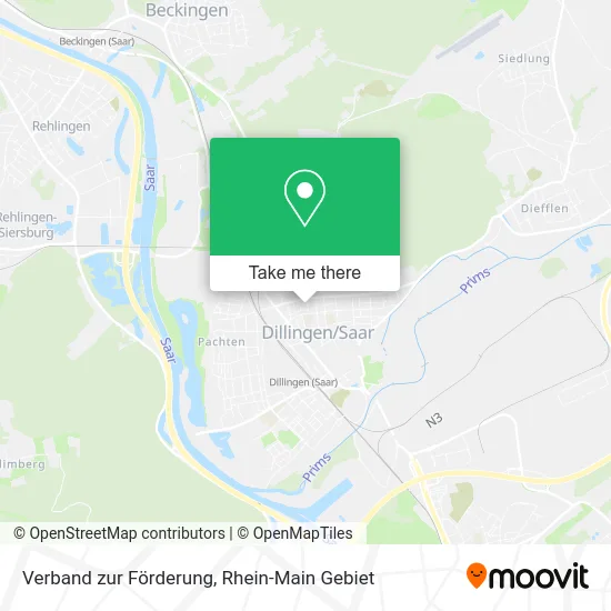 Карта Verband zur Förderung
