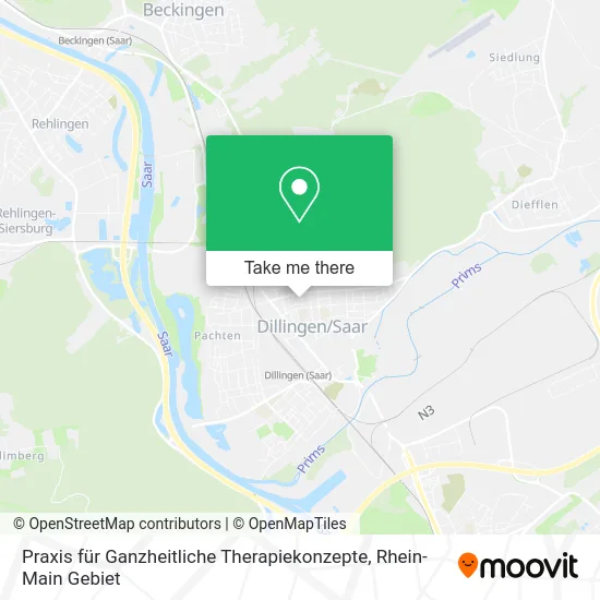 Карта Praxis für Ganzheitliche Therapiekonzepte