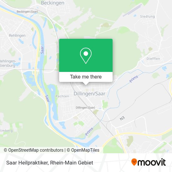 Карта Saar Heilpraktiker