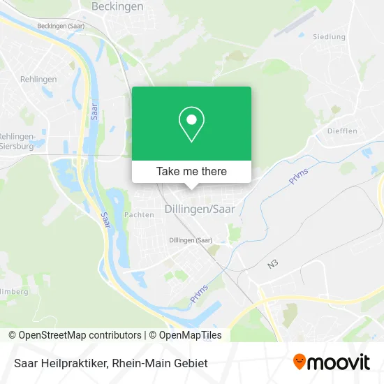 Saar Heilpraktiker map