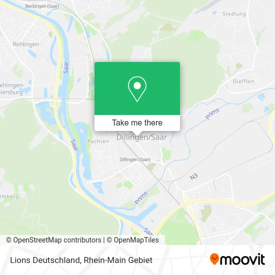 Карта Lions Deutschland