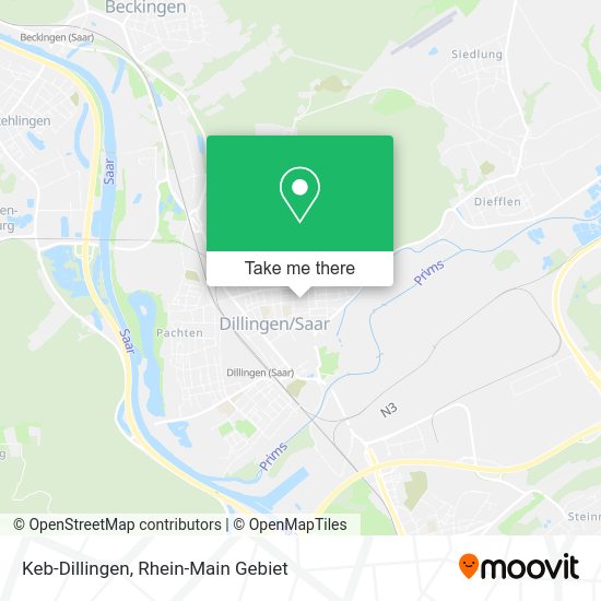 Карта Keb-Dillingen