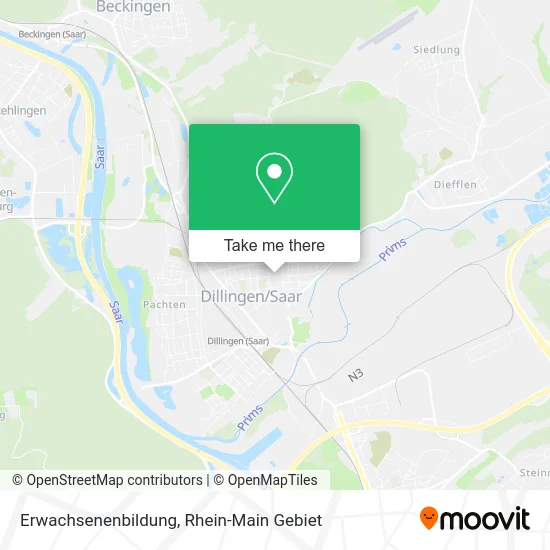 Карта Erwachsenenbildung