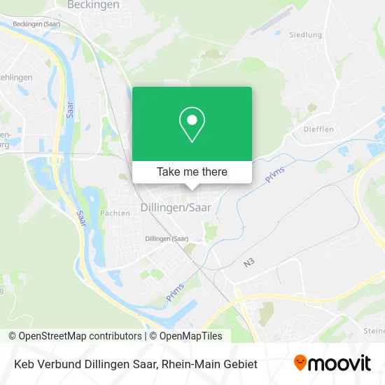 Карта Keb Verbund Dillingen Saar